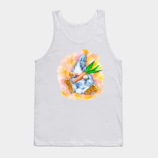 The watercolor Rabbit Tank Top